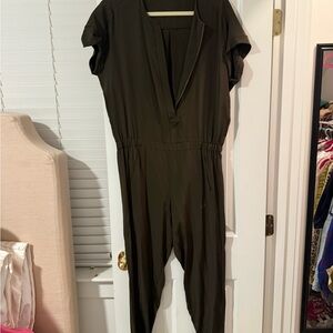 Vince Olive Green Jumpsuit
